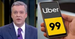 “Suspenda o serviço”: Substituto de Tralli paralisa JH com proibição que atinge motoristas da Uber e 99