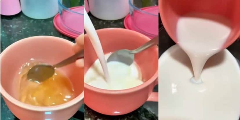 Passo a passo para fazer a receita (Reprodução: Youtube) Passo a passo para fazer a receita (Reprodução: Youtube)
