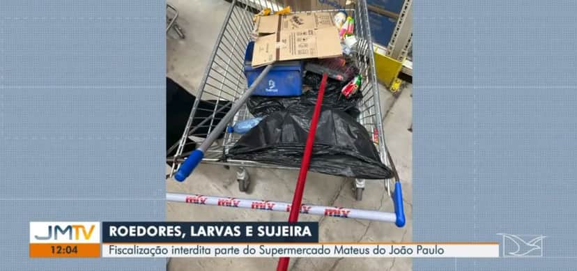 Muita sujeira também foi encontrado no local (Foto: Reprodução/Globo)