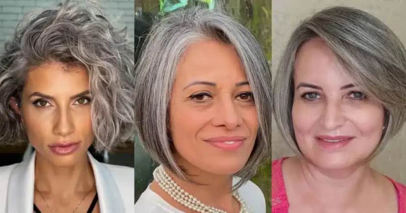 Cabelo grisalho platinado (Foto: Reprodução/ Internet) Cabelo grisalho platinado (Foto: Reprodução/ Internet)
