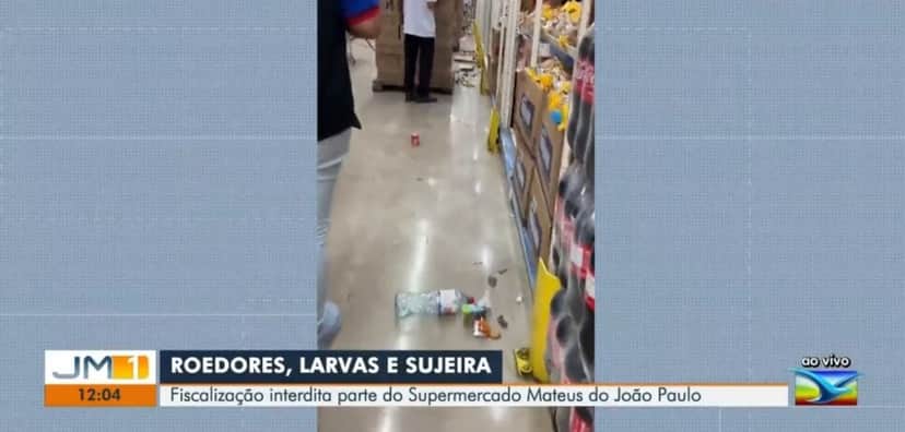 Procon agiu em unidade do Mix Mateus no Maranhão (Foto Reprodução/Globo)