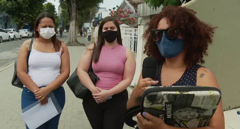 Alunas de administração ficaram sabendo de falência de empresa através das redes sociais — Foto: Reprodução/TV Globo