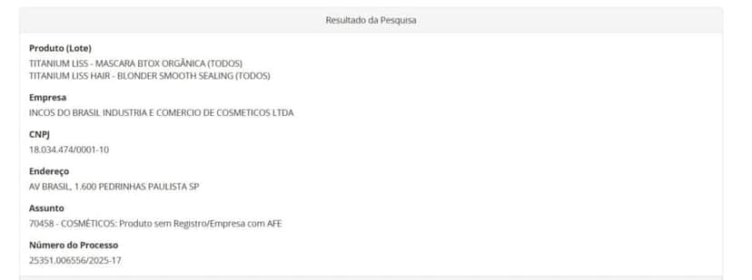 Resolução da ANVISA contra produtos pt 1 (Foto Reprodução/ANVISA) Resolução da ANVISA contra produtos pt 1 (Foto Reprodução/ANVISA)
