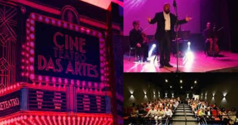Cineteatro das Artes promove cultura acessível e gratuita (Foto Reprodução/Montagem/Instagram)