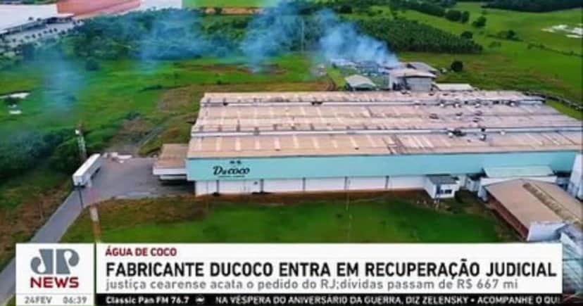 Ducoco entrou em recuperação judicial e recebeu um prazo de 60 dias (Foto Reprodução/Jovem Pan/YouTube)