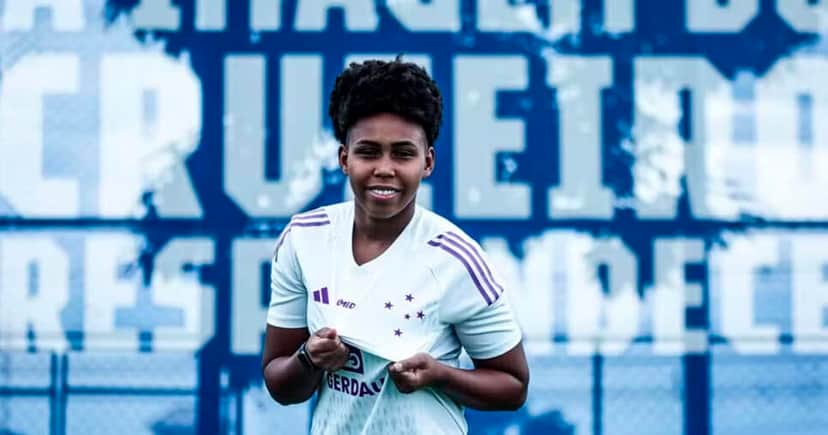 Goleira do Cruzeiro - Camila (Foto: reprodução Goleira do Cruzeiro - Camila (Foto: reprodução