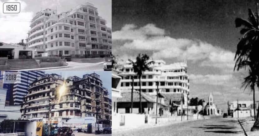 Comparativo de tempo do Iracema Praza Hotel (Foto Reprodução/Fortaleza Nobre) Comparativo de tempo do Iracema Praza Hotel (Foto Reprodução/Fortaleza Nobre)
