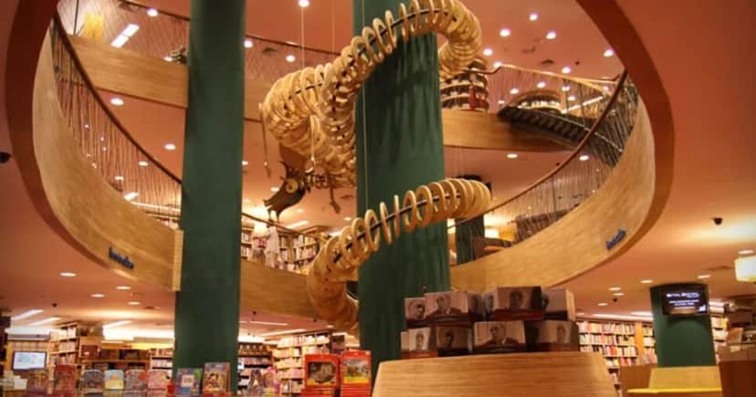 Livraria Cultura fechou em Curitiba no ano de 2021 (Foto Reprodução/Foursquare)