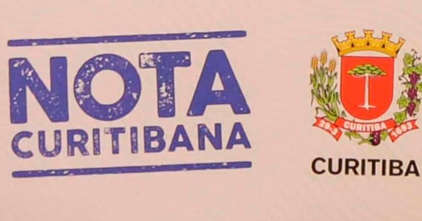 NOTA CURITIBANA (Foto: Reprodução) NOTA CURITIBANA (Foto: Reprodução)