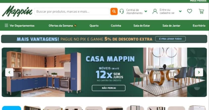Site do Mappin