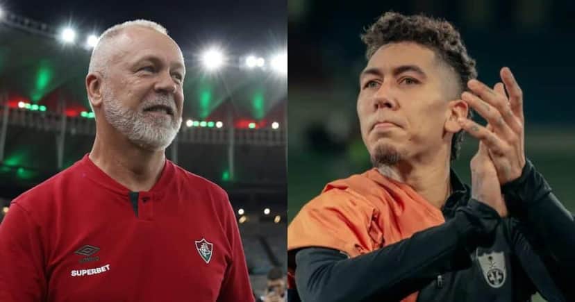 Fluminense enfrenta anúncio de Mano, contratação de Firmino e mais (Reprodução/Montagem TV Foco/Canva) Fluminense enfrenta anúncio de Mano, contratação de Firmino e mais (Reprodução/Montagem TV Foco/Canva)