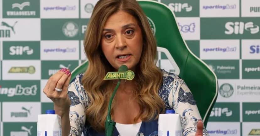 Leila Pereira, do Palmeiras, tem 3 empresas (Reprodução/CNN Brasil) Leila Pereira, do Palmeiras, tem 3 empresas (Reprodução/CNN Brasil)