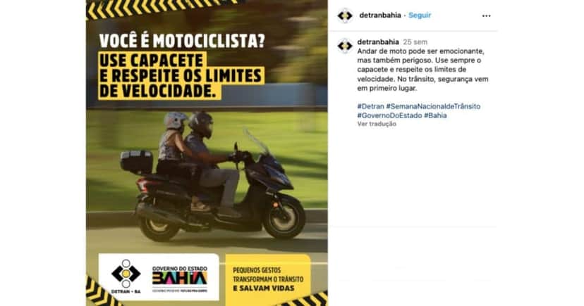 Comunicado do Detran (Reprodução/Instagram) Comunicado do Detran (Reprodução/Instagram)