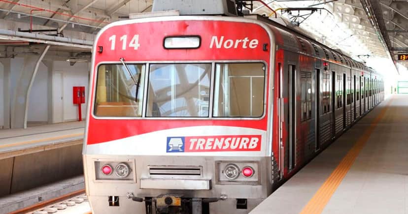 Trem da Trensurb (Foto: Reprodução) Trem da Trensurb (Foto: Reprodução)