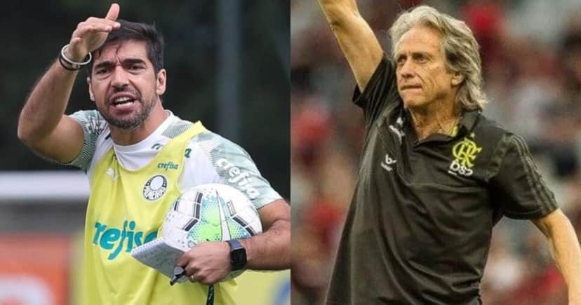 Abel e Jorge Jesus - (Montagem / UOL) Abel e Jorge Jesus - (Montagem / UOL)
