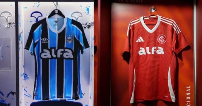 Grêmio e Internacional fecharam com o Alfa (Foto: Montagem) Grêmio e Internacional fecharam com o Alfa (Foto: Montagem)