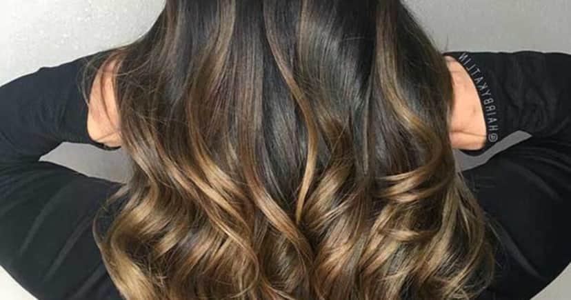 Cabelo escuro com mechas claras (Foto: Divulgação) Cabelo escuro com mechas claras (Foto: Divulgação)