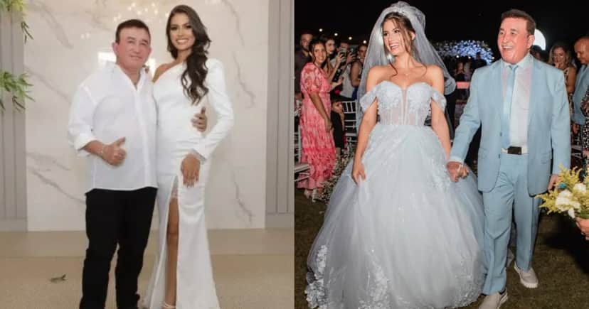Casamento do cantor sertanejo (Foto: Reprodução/Montagem TV Foco) Casamento do cantor sertanejo (Foto: Reprodução/Montagem TV Foco)