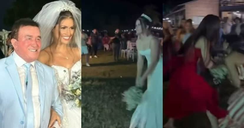 Casamento de Amado Batista com a Miss Matogrosso (Foto: Reprodução/Montagem TV Foco) Casamento de Amado Batista com a Miss Matogrosso (Foto: Reprodução/Montagem TV Foco)