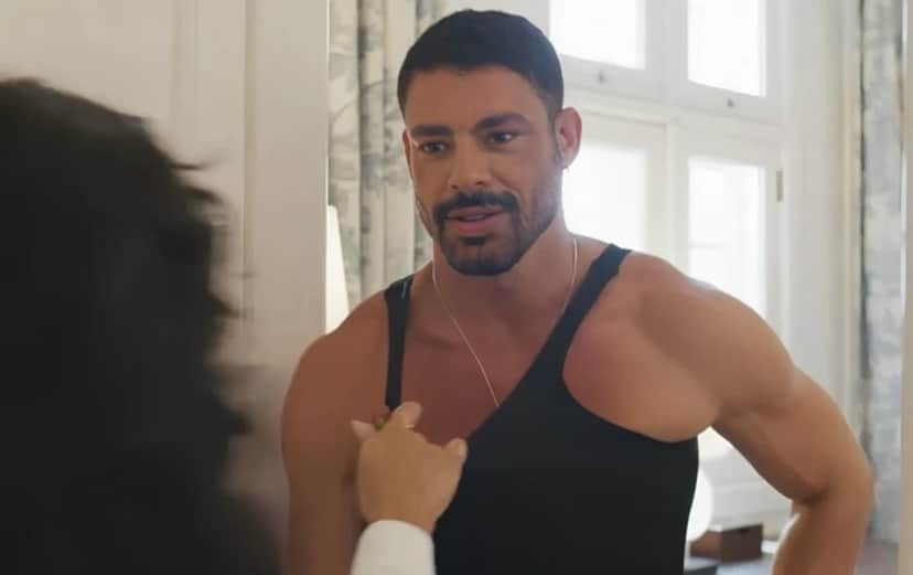 Bella Campos e Cauã Reymond no remake de Vale Tudo: personagens transam na estreia (Foto: Reprodução / Globo) Bella Campos e Cauã Reymond no remake de Vale Tudo: personagens transam na estreia (Foto: Reprodução / Globo)