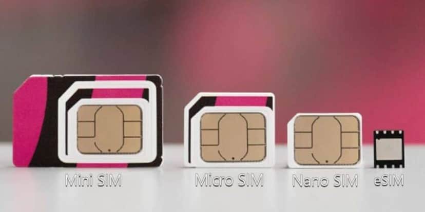 Diferença do tamanho dos chips (Reprodução: Internet) Diferença do tamanho dos chips (Reprodução: Internet)