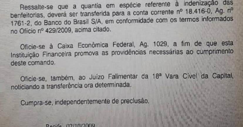 Documento envolvendo a Caixa Econômica (Foto Reprodução/O Bastidor) Documento envolvendo a Caixa Econômica (Foto Reprodução/O Bastidor)