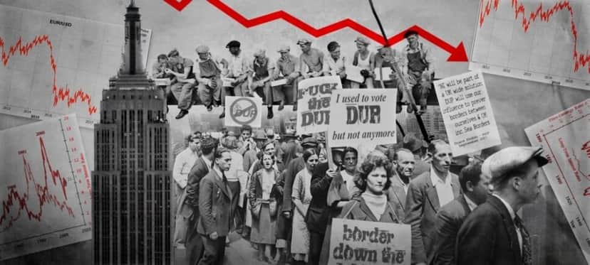A Grande Depressão ficou marcada na história por ter devastado o mundo todo, inclusive o Brasil (Foto Reprodução/YouTube) A Grande Depressão ficou marcada na história por ter devastado o mundo todo, inclusive o Brasil (Foto Reprodução/YouTube)