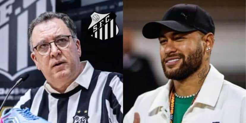 Presidente do Santos, Marcelo Teixeira, e Neymar (Foto: Internet) Presidente do Santos, Marcelo Teixeira, e Neymar (Foto: Internet)