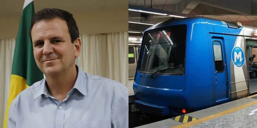 Eduardo Paes crava 2 viradas no metrô do Rio de Janeiro (Reprodução: Prefeitura/RJ) Eduardo Paes crava 2 viradas no metrô do Rio de Janeiro (Reprodução: Prefeitura/RJ)
