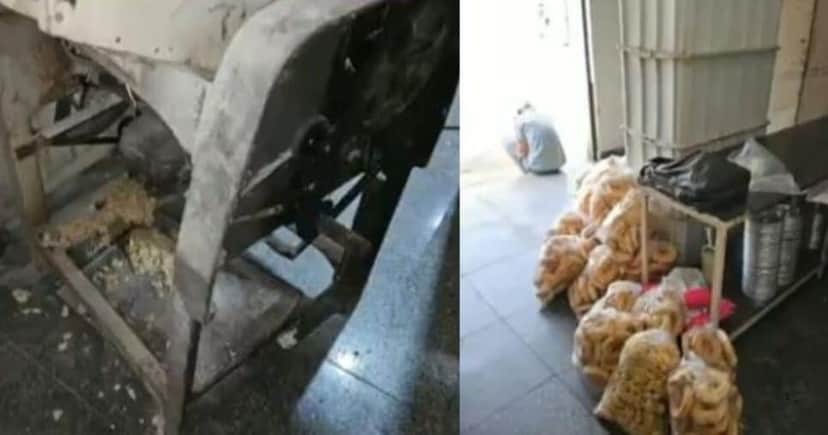 Produtos apreendidos pela Vigilância Sanitária e situação insalubre (Foto Reprodução/Globo) Produtos apreendidos pela Vigilância Sanitária e situação insalubre (Foto Reprodução/Globo)
