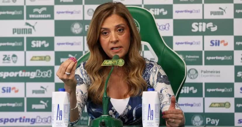Leila Pereira, presidente do Palmeiras — Foto: Cesar Greco/Palmeiras Leila Pereira, presidente do Palmeiras — Foto: Cesar Greco/Palmeiras