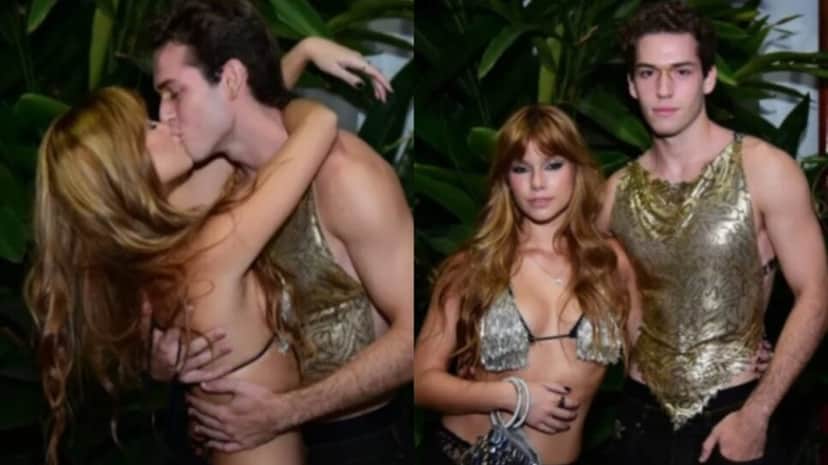 O casal discreto assumiu o relacionamento sério em evento de Carnaval (Fotos: Reprodução/ Webert Belicio/ AgNews) O casal discreto assumiu o relacionamento sério em evento de Carnaval (Fotos: Reprodução/ Webert Belicio/ AgNews)