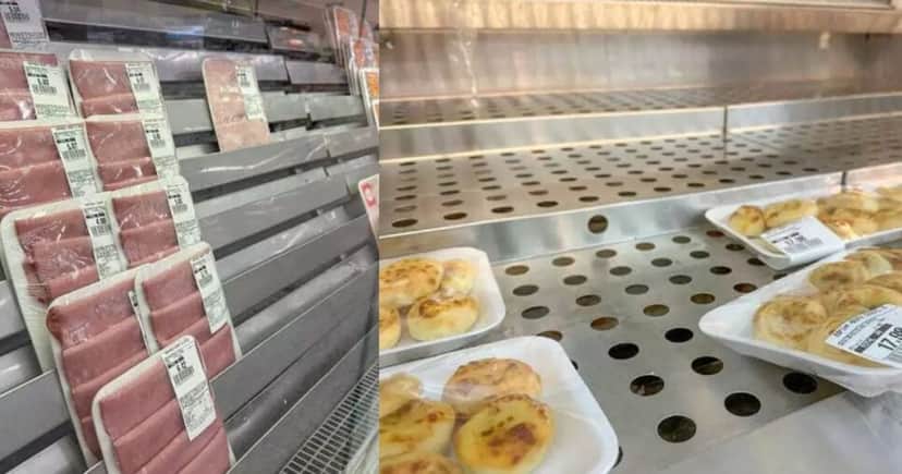 Sessão de frios quase vazia e padaria já fechada (Foto Reprodução/ (Foto: Marcos Maluf/Campo Grande News) Sessão de frios quase vazia e padaria já fechada (Foto Reprodução/ (Foto: Marcos Maluf/Campo Grande News)