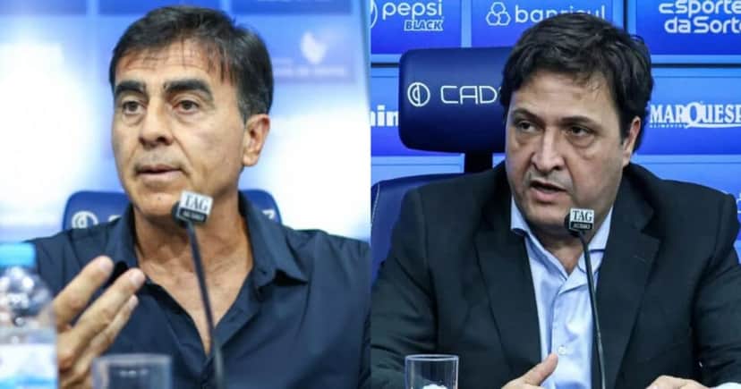 Grêmio: Quinteros encara Guerra sobre contratação de 10 reforços (Foto: Reprodução/Montagem TV Foco) Grêmio: Quinteros encara Guerra sobre contratação de 10 reforços (Foto: Reprodução/Montagem TV Foco)