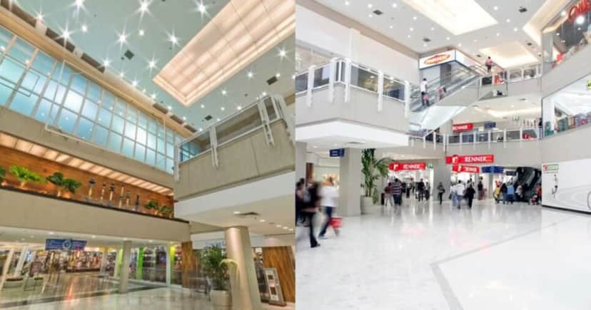 Interior do centro comercial em SP - Foto: Montagem Interior do centro comercial em SP - Foto: Montagem