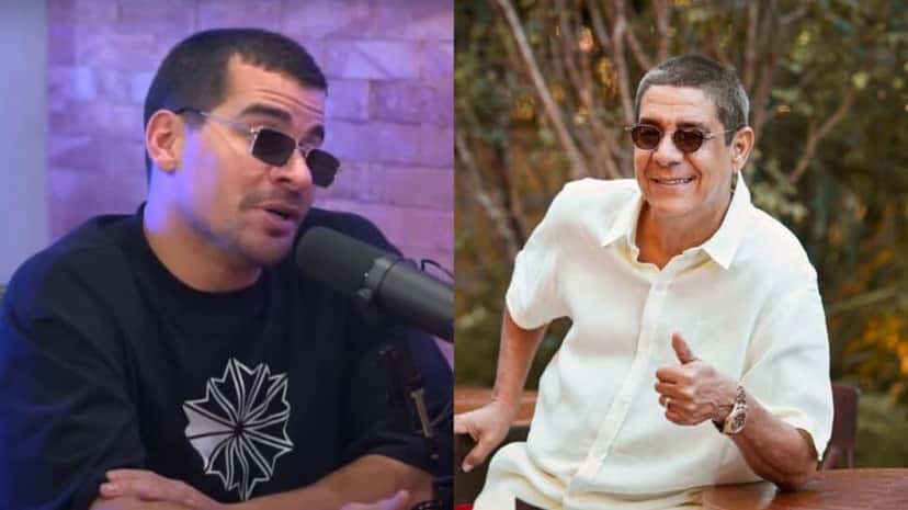 Thiago Martins, estrela do pagode, conta o que viveu com sambista em bastidores (Fotos: Reprodução/ YouTube/ Instagram/ Montagem)