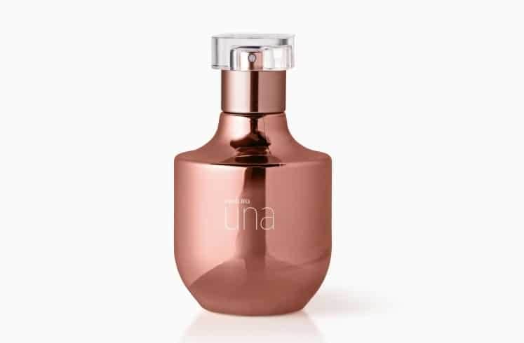 Deo Parfum Una remete à perfumes importados como os da Prada (Foto: Reprodução / Site da Marca) Deo Parfum Una remete à perfumes importados como os da Prada (Foto: Reprodução / Site da Marca)