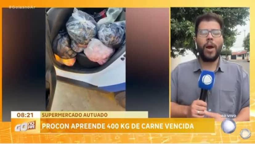 As carnes apreendidas foram descartados e o estabelecimento interditado (Foto Reprodução/YouTube/Record) As carnes apreendidas foram descartados e o estabelecimento interditado (Foto Reprodução/YouTube/Record)