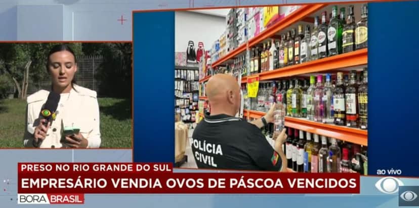 Outros produtos também estavam irregulares (Foto Reprodução/Band) Outros produtos também estavam irregulares (Foto Reprodução/Band)