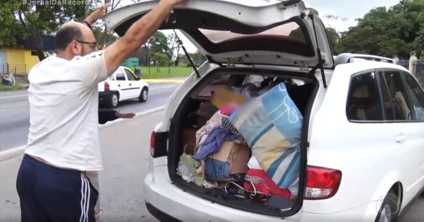 Bagagens em carro Bagagens em carro