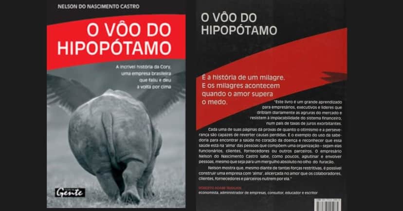 Livro - O Voo do Hipopótamo (Foto Reprodução/Montagem/Tv Foco/Amazon) Livro - O Voo do Hipopótamo (Foto Reprodução/Montagem/Tv Foco/Amazon)