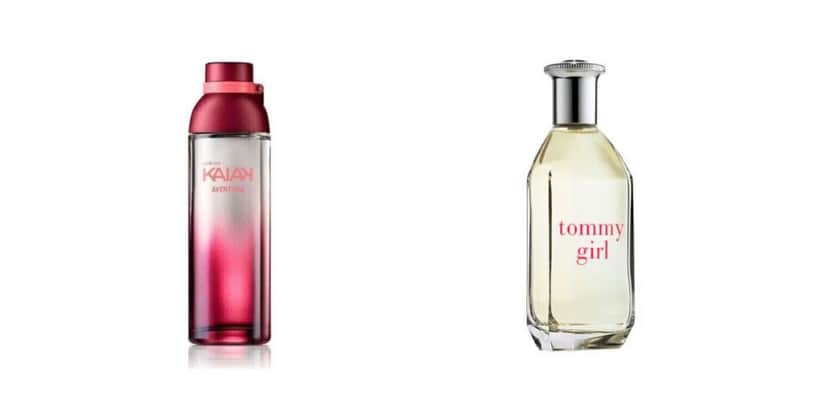 Kaiak Aventur e Tommy Girl (Fotos: Reproduções / Natura / Sephora) Kaiak Aventur e Tommy Girl (Fotos: Reproduções / Natura / Sephora)
