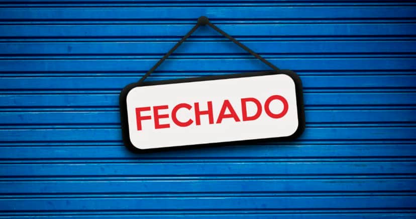 Loja fechada (Foto: Reprodução) Loja fechada (Foto: Reprodução)