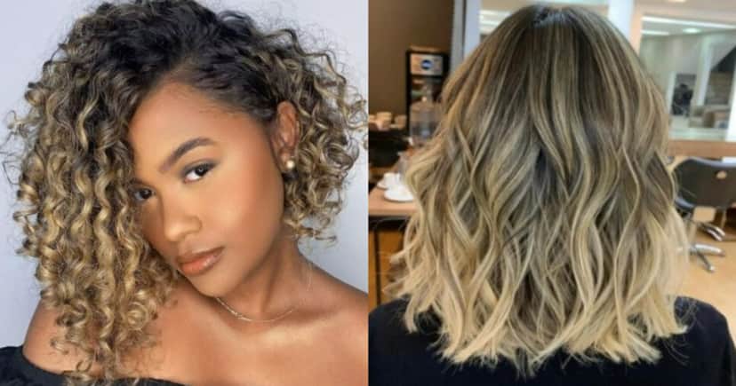 Mechas ombré hair (Foto: Reprodução/Montagem TV Foco) Mechas ombré hair (Foto: Reprodução/Montagem TV Foco)