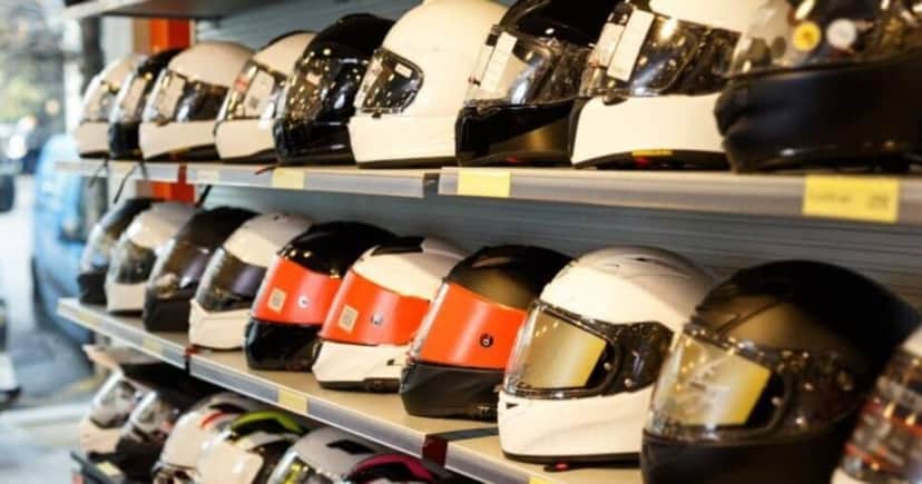 Opções de capacete Opções de capacete