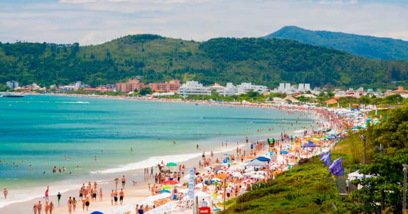 Praia Jurerê Internacional (Foto: Reprodução) Praia Jurerê Internacional (Foto: Reprodução)