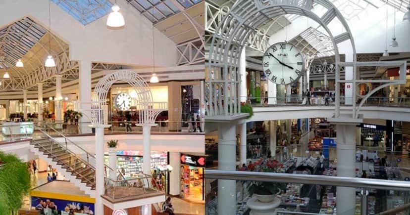 Interior do Minas Shopping - Foto: Montagem Interior do Minas Shopping - Foto: Montagem