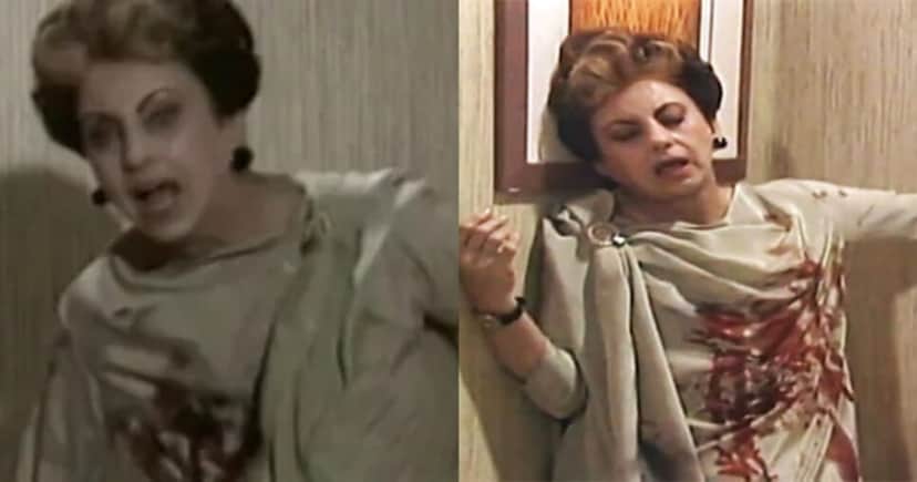 Assassinato de Odete na primeira versão de Vale Tudo (Foto: Reprodução/Montagem TV Foco) Assassinato de Odete na primeira versão de Vale Tudo (Foto: Reprodução/Montagem TV Foco)