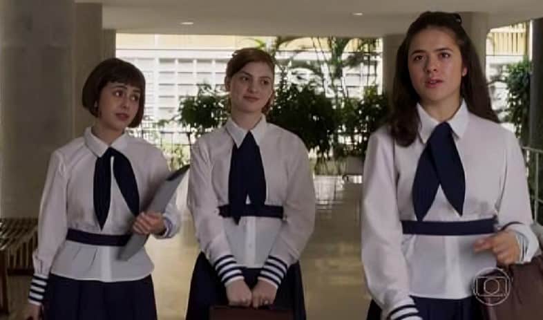 Eugênia, Celeste e Bia em Garota do Momento (Foto: Reprodução / Globo) Eugênia, Celeste e Bia em Garota do Momento (Foto: Reprodução / Globo)