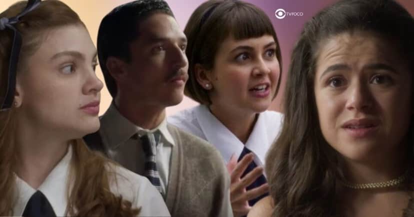 Celeste, Ronaldo, Eugênia e Bia em Garota do Momento (Foto: Reprodução / Globo / Montagem TV Foco) Celeste, Ronaldo, Eugênia e Bia em Garota do Momento (Foto: Reprodução / Globo / Montagem TV Foco)